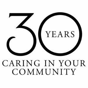 30 years caring in your community logo